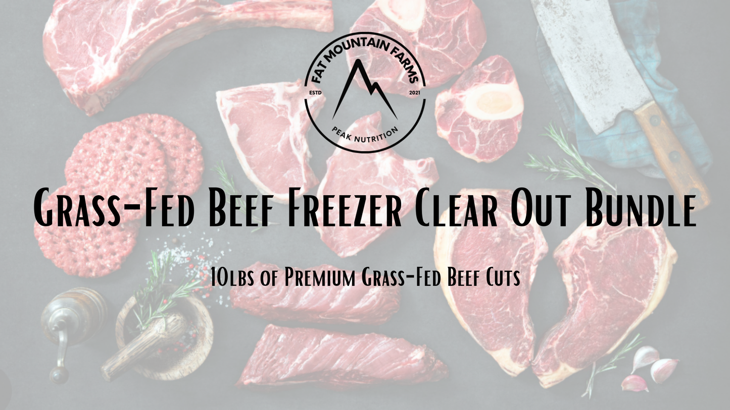Grass-Fed Beef Freezer Clear Out Box (10lbs)
