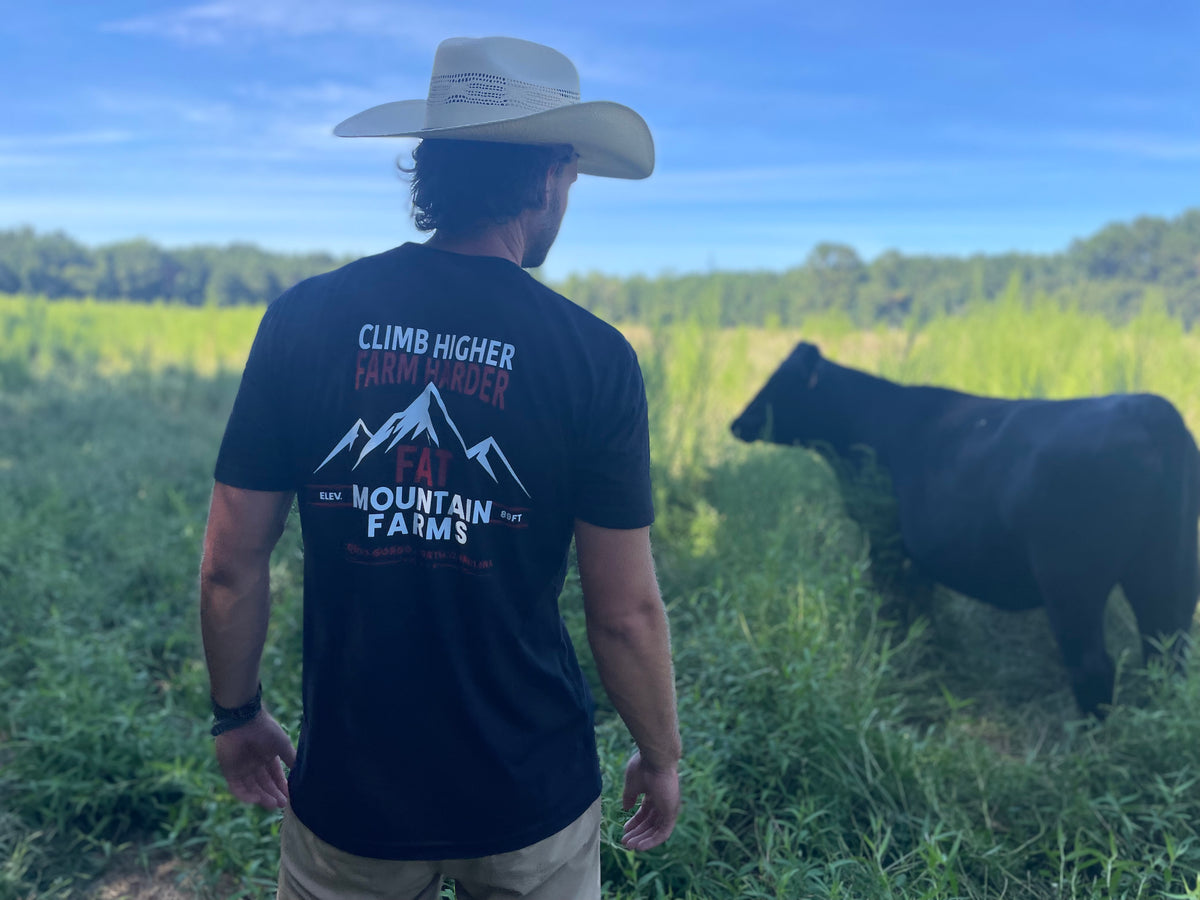 Climb Higher | Farm Harder T-Shirt