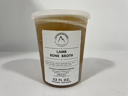 Grass-Fed Lamb Bone Broth