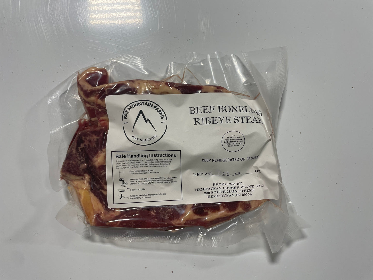 Grass-Fed Boneless Ribeye