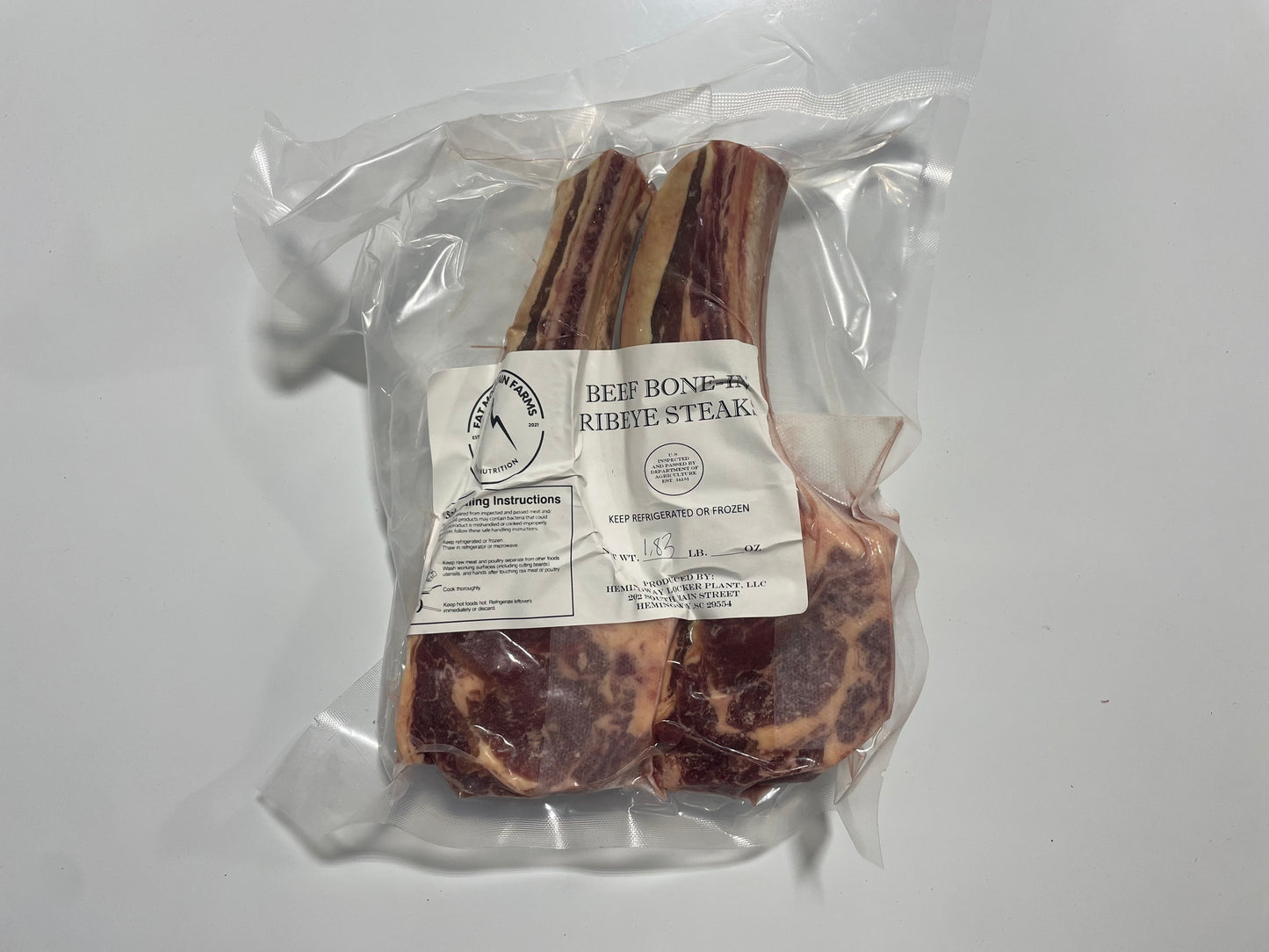 Grass-Fed Bone-in Ribeye