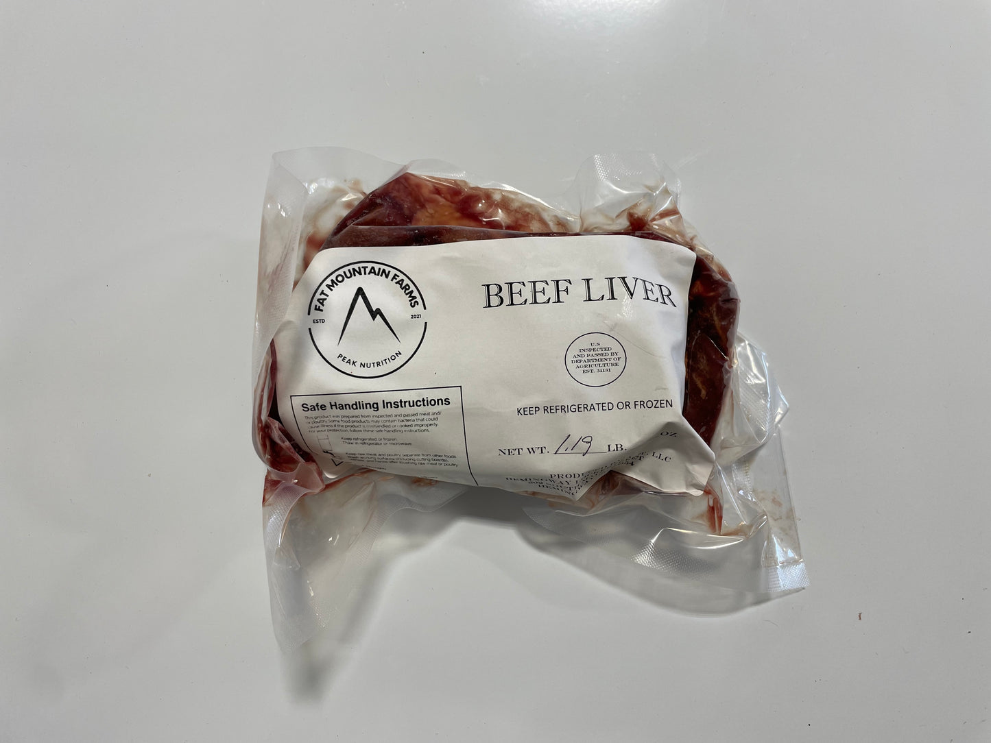 Grass-Fed Beef Liver